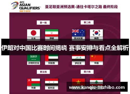 伊朗对中国比赛时间揭晓 赛事安排与看点全解析